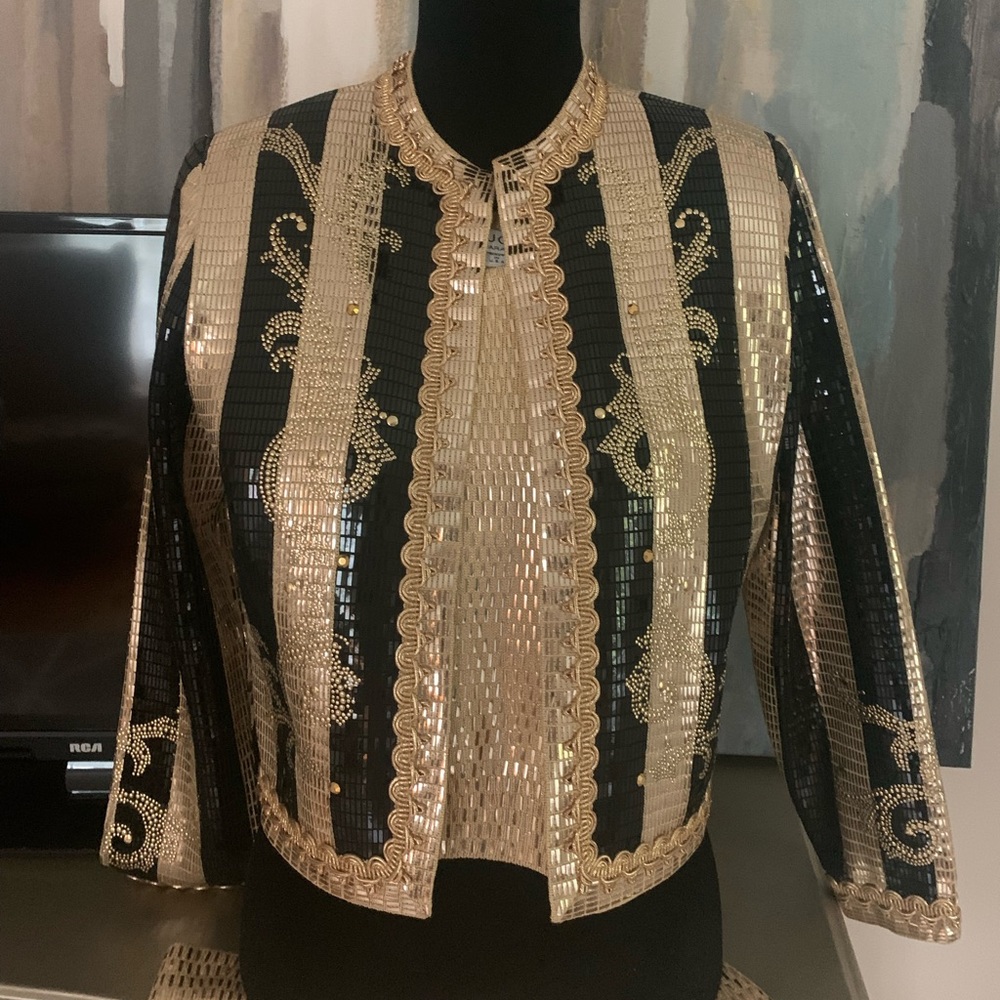 St John beaded evening jacket